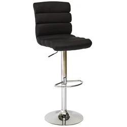 CASARREDO Barski stol ŠKROKUS C-617 Črna