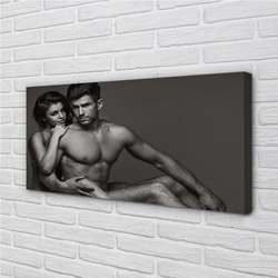 tulup.si Slika na platnu Ženska moški 100x50 cm