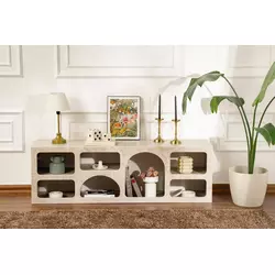 HANAH HOME Konzola Ferlis Travertine
