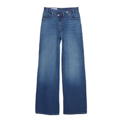 Pull&Bear Kavbojke moder denim