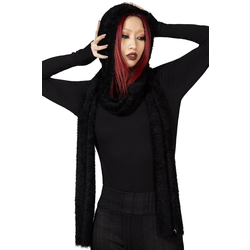 Šal KILLSTAR - Ashen Hooded - Black - KSRA009750