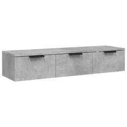 Zidni ormarić boja betona 102x30x20 cm od konstruiranog drva