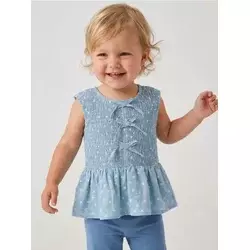 Sinsay - Pamučna bluza - bledoplavo