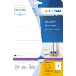 Herma etikete 192x61, za široki registrator A4/4 1/25 ( 02H5095 )