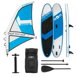 KLARFIT daska za veslanje na napuhavanje Spreestar WS, 300x10x71, plavo-bijela boja