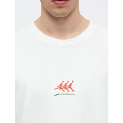Majice Jordan Flight Mens Oversized Graphic T-Shirt White XS