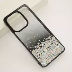 Maska Frame Glitter za Xiaomi Redmi Note 13 4G (EU) crna.