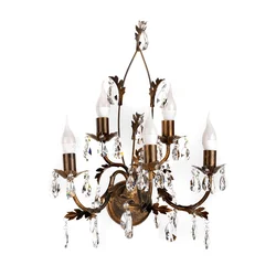 ONLI - Zidno svetlo TERESA 5xE14/6W/230V bronza