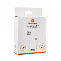 Data kabl Teracell Plus 2.4A micro USB crni 1.2m