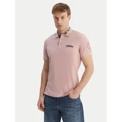 Napapijri Polo majica E-Amundsen NP0A4IN9 Roza Regular Fit