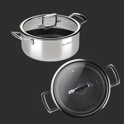 Rosmarino HexaPro lonec s pokrovko, 24 cm