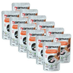 Ontario Cat chicken and codfish 12x80 g