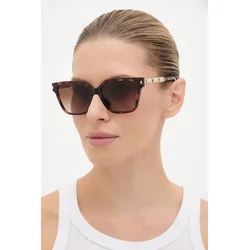 Sončna očala Michael Kors ženska, rjava barva, 0MK2263U