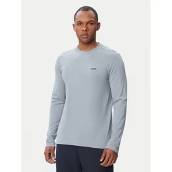 BOSS Majica z dolgimi rokavi Tee Long 50506365 Temno siva Regular Fit