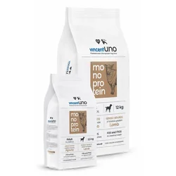 Vincent Uno Monoprotein Adult Dog Jagnjetina, 12kg