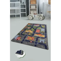 Conceptum Hypnose Tepih Small Town, 200x290cm, Sivi
