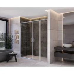 Skye Decor Tuš kabina, Sivo-providna