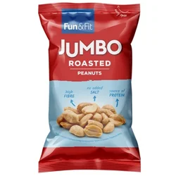 FUN&FIT Pečeni kikiriki Jumbo, 80g
