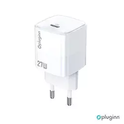 PLUGINN Kućni Punjač PI-D73-27w, PD 3.0, PPS, 27W, Beli CE
