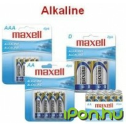 MAXELL baterija AA (LR6), alkalne, pakiranje v folijo (32 kos)