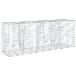 Gabionska košara s poklopcem 400x100x150 cm pocinčano željezo
