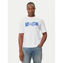 HUGO Majica Nugix 50543485 Bela Regular Fit