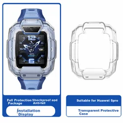 Shishan Zaštita stakla za pametni sat + Zaštitna maska za pametni sat za Huawei Childrens Watch 5 Pro, Providna