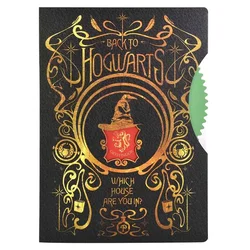 BLUE SKY Sveska Harry Potter Colourful Crest, Crna