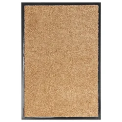 Vidaxl Pralni predpražnik krem 40x60 cm