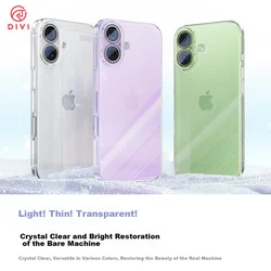Divi Maska za mobilni telefon Apple Iphone 17, Providna