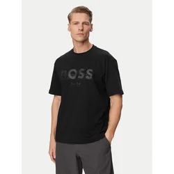BOSS Majica Ts Member Logo 50559854 Črna Relaxed Fit