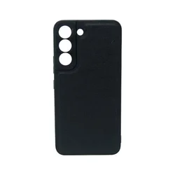 Maska za telefon LEATHER CASE za Samsung S22, Crna