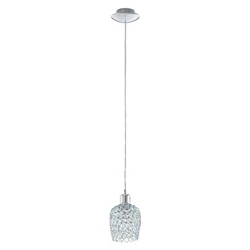 Eglo 94896 - Kristalni luster BONARES 1 1xE27/60W/230V