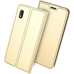 Futrola Leather Luxury FLIP Gold SAMSUNG MCLF12- A72