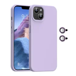 Maska Magnetic Lens za iPhone 14 svetlo ljubicasta