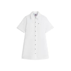 Tommy Jeans Dolga srajca bela