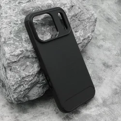Futrola silikon brushed za iphone 17 pro (6.3) crna ( F121414 )