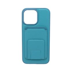Maska za telefon LEATHER MAGSAFE WALLET za Iphone 14 Pro Max, Akvamarin