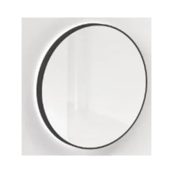 Ceramica lux Ogledalo alu-ram fi60, matt black, touch-dimer pozadinski- CL27 300022
