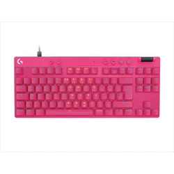 Logitech G mehanička tastatura G Pro X Rapid magenta, Tkl, Lightsync RGB, taktilna magnetna, 920-013253