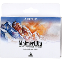 Maimeri Blu Set akvarelnih barv Arctic 6 x 12 ml 6 kos.