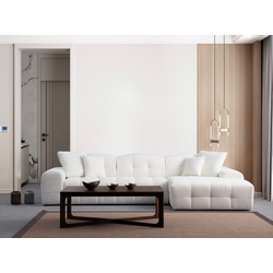 Atelier del Sofa Ugaona garnitura Pescara  L2-Chl, 316x165 cm, Bela