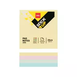 Deli Stiker blok za indeksiranje, Mix boje 76 x 76mm 894290