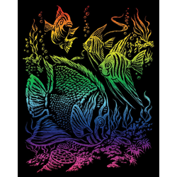 Komplet za graviranje Royal Rainbow - Ribe, 20 ? 25 cm