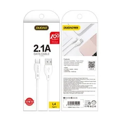 Dudao kabel USB tip C 2.1A 1m (L4T 1m) - Bijela KP14094