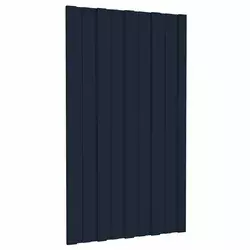 Krovni panel 12 pcs Antracit 80 x 45 cm Pocinčani čelik