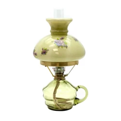 Petrolejska lampa KLÁRA 34 cm šumsko-zelena