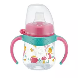 Nip trening flašica dev. ruč. 150ml sil.pisak 6m+