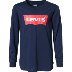 Levis  Majice z dolgimi rokavi BATWING TEE LS  Modra
