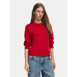 Tommy Hilfiger Pulover WW0WW51459 Rdeča Regular Fit